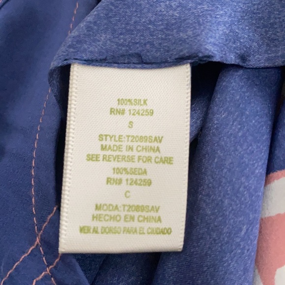 Gorgeous Silk Top Cross Back - Picture 6 of 7